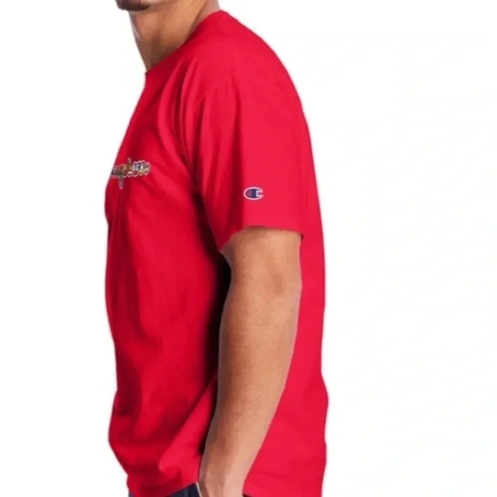 Men’s Champion T- Shir Red Flags of the World XL New - Picture 3 of 10